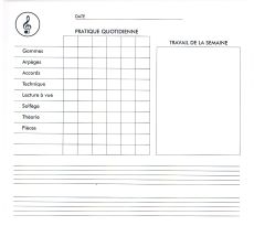 Cahier de pratique 32 pages