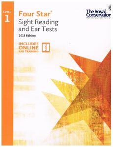 RCM Four Star Sight Reading and Ear Tests - Level 1