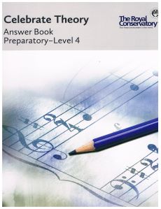 RCM Celebrate Theory - Answer Book Preparatory to Level 4