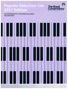 RCM Popular Selection List 2017 Selection