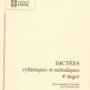 Université Laval - Dictées rythmiques et mélodiques 4e Degré