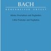 Bach - Petits preludes fugues BA Bach, Johann Sebastian - Petits préludes et fugues