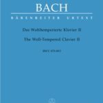 Bach, Johann Sebastian – Clavier bien tempéré II (24 Préludes et fugues)
