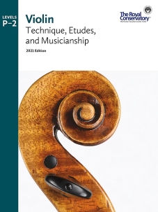 RCM - Violin Technique, Etudes, and Musicianship Levels P-2