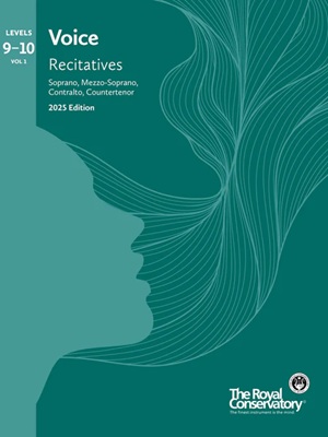RCM - Voice : Recitatives, Levels 9-10, vol. 1 (Soprano, Mezzo-Soprano, Countertenor)
