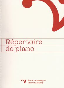 Répertoire de piano édition 2022