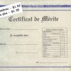 Certificate of accomplishment (French - with subjects and grades)