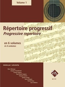 Répertoire progressif pour la guitare classique vol. 1