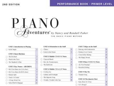 Faber and Faber - Piano Adventures Primer Level Performance Book 2nd Edition