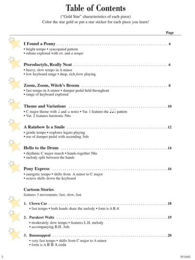 Faber and Faber - Piano Adventures Primer Level Gold Star Performance Book