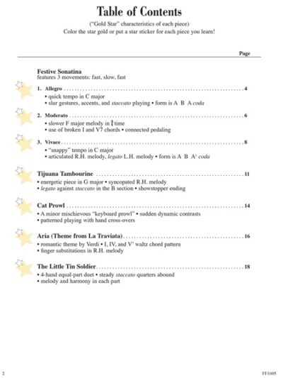 Faber and Faber - Piano Adventures Level 2B Gold Star Performance Book