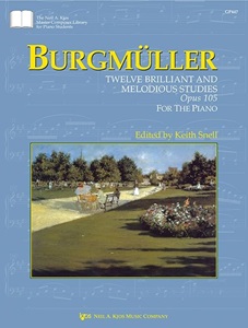 Burgmuller, Friedrich - Twelve Brillant and Melodious Studies op. 105
