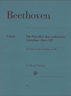 Van Beethoven, Ludwig - The Rage over a Lost Penny op. 129