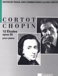 Chopin, Frederic - Douze études opus 25 édition de travail d'Alfred Cortot