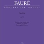 Fauré, Gabriel - Pavane op. 50 (version pour piano seul)