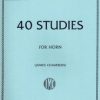 Kling, Henri - 40 Studies for Horn