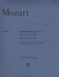 Mozart, Wolfang Amadeus - Concerto pour cor français no 3 en mi♭ majeur KV 447
