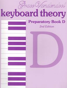 Vandendool Keyboard Theory Prep D Vandendool, Grace - Keyboard Theory Preparatory Book D