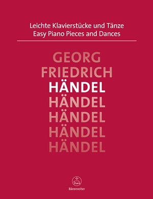 Händel, Georg Friedrich - Pièces pour piano et danses faciles