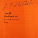 Händel, Georg Friedrich - Oeuvres pour clavier, vol. 1a
