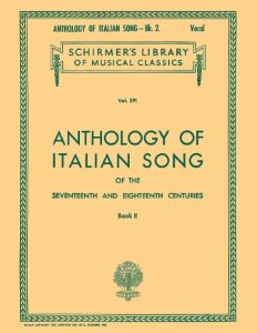 Anthology of Italian Song of Seventeenth and Eighteenth Centuries Book 2