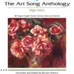 Art Song Anthology The Art Song Anthology High Voice