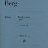 Berg, Alban - Sonate pour piano, op. 1