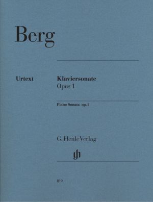 Berg - Sonate op 1 Berg, Alban - Sonate pour piano, op. 1