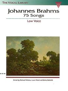 Brahms 75 songs low voice Brahms, Johannes - 75 Songs Low Voice
