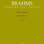 Brahms, Johannes - Piano Pieces, op. 119