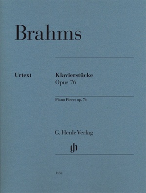 Brahms - op 76 henle Brahms, Johannes - Pièces pour piano, op. 76