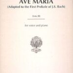 Gounod, Charles - Ave Maria Low Voice