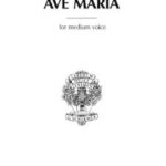 Gounod, Charles - Ave Maria Medium Voice