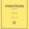 Kabalevsky, Dmitri - Variations, op. 40