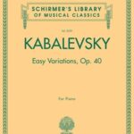 Kabalevsky, Dmitri - Easy Variations, op. 40