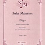 Massenet, Jules - Élégie