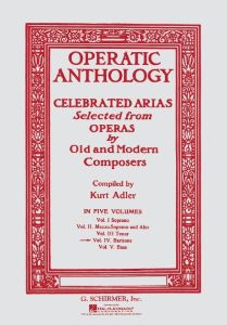 Operatic Anthology Volume 4 for Baritone
