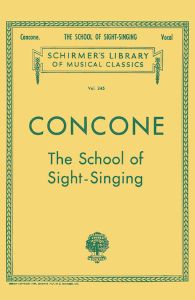 Concone, Joseph - The School of Sight-Singing