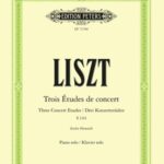 Liszt, Franz - Trois Études de concert