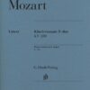 Mozart, Wolfgang Amadeus - Sonate en fa majeur, K. 280