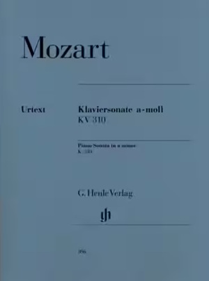 Mozart - K310 henle Mozart, Wolfgang Amadeus - Sonate en la mineur, K. 310