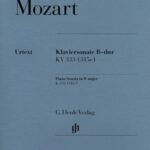 Mozart, Wolfgang Amadeus - Piano Sonata in B♭ major, KV 333 (315c)