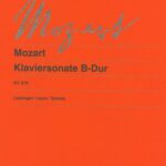 Mozart, Wolfgang Amadeus - Sonate en si♭ majeur, K. 570