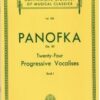 Panofka, Heinrich - Twenty-Four Progressive Vocalises op. 85 Book 1