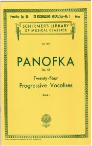 Panofka, Heinrich - Twenty-Four Progressive Vocalises op. 85 Book 1