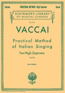 Vaccai, Nicola - Méthode pratique de chant Italien pour Soprano colorature