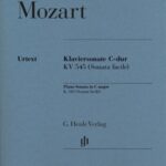 Mozart, Wolfgang Amadeus - Sonate en do majeur, K. 545
