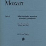 Mozart, Wolfgang Amadeus - Pièces du livre de musique pour Nannerl