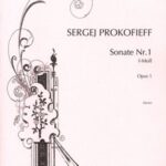 Prokofiev, Sergeï - Sonata n. 1 in F minor, op. 1