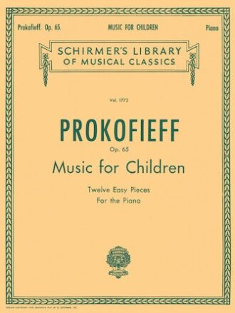 Prokofiev, Sergeï - Music for Children, op. 65
